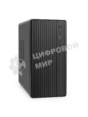 Корпус ExeGate BAA-503U2-AAA350, Mini-Tower, чёрный, 1 x 80/90 мм, БП 350 Вт