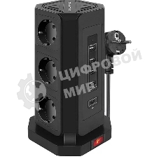 Сетевой фильтр QUMO Power Tower PRO PD 8SP4U (P-0004)