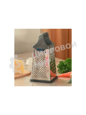 Терка TalleR TR-21922 Размер: 10,2x10,2x21 см.с контейнером 4 в 1