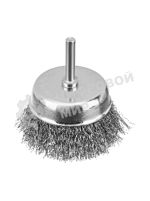 Набор щеток для дрели Denzel 2 Плоские 50-75 мм, 3 Чашки 25-50-75 мм, шпилька, нерж.вит. проволока