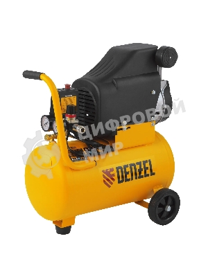 Компрессор воздушный безмасляный Denzel DLC1300/24 (58171) 1,3 кВт, 24 литра, 206 л/мин