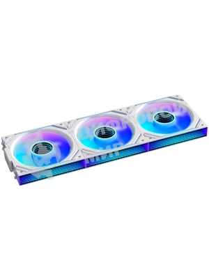 Вентилятор для корпуса Eurocase EU-FN120ARGB_8+16 KIT WH C120SE White / Fan KIT 3 IN 1,3*120 ARGB fans 4pin PWM+AURA 5V3pin female and male connector