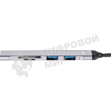 USB-концентратор VCOM DH297, USB 3.0/USB Type-C, USB/SD/TF, USB