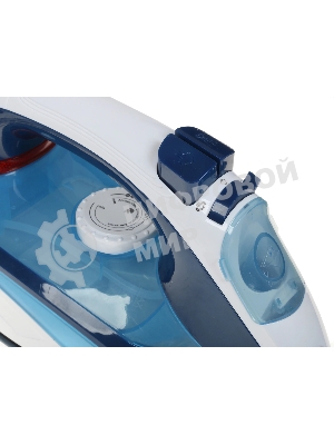 Утюг BBK ISE-2201 темно-синий, 2200 Вт, 30 г/мин, 100 г/мин, 270 мл