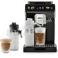Кофемашина автоматическая DeLonghi ECAM450.55.G черный, исп. кофе - зерновой/молотый, 1.8 л, 1450 Вт, 19 бар