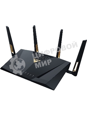 Маршрутизатор ASUS RT-BE88U, черный/желтый, 90IG08V0-MO3N0V