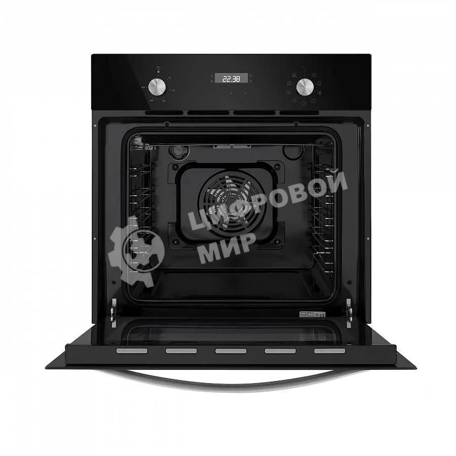 Духовой шкаф электрический Maunfeld EOEM.589B черный/серебристый, встраиваемый