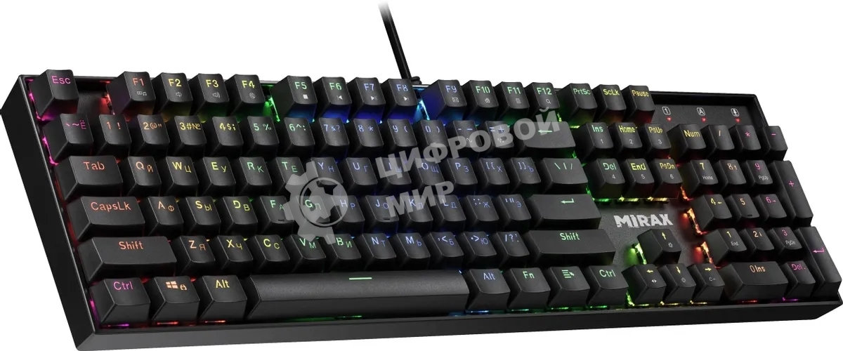 Клавиатура Defender Mirax GK-352 проводная, USB Type-A, чёрный