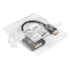 Кабель-переходник DisplayPort-DVI ExeGate EX-DPM-DVIF-0.1 (20M/19F, 0,1м)