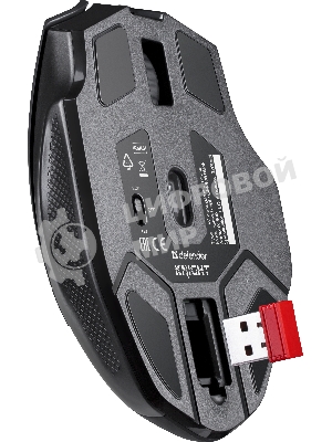 Мышь беспроводная Defender Knight GM-885 черный, 3200 dpi, радиоканал, USB, кнопки - 8