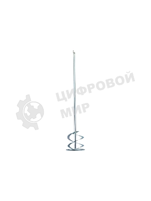 Миксер для красок и штукатурных смесей Denzel, 100 х 600 мм, оцинкованный, хвостовик SDS Plus