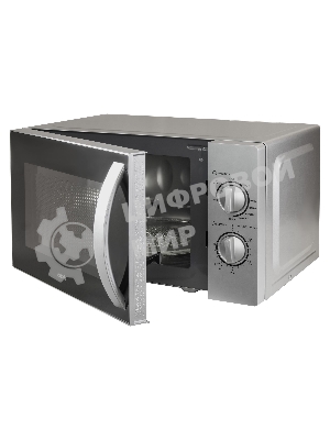 Микроволновая печь BBK 20MWG-740M/S серебро, 20 л, 700 Вт, переключатели - поворотный механизм