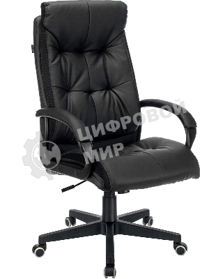 Кресло Бюрократ CH-824B/LBLACK черный, экокожа