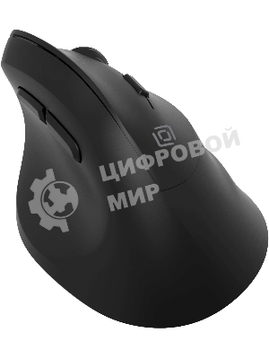 Мышь беспроводная Oklick 688MW ERGO черный, 2400 dpi, радиоканал, Bluetooth, USB, кнопки - 6