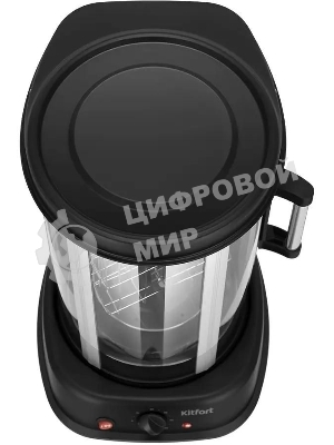 Шашлычница электрическая Kitfort КТ-1411 1500Вт серебристый/черный