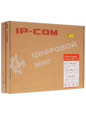 Коммутатор IP-COM G1024D, 24×1 Гбит/с, неуправляемый