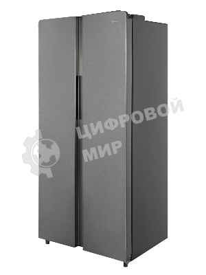 Холодильник Hyundai CS4083FIX 2-хкамерн. нержавеющая сталь (двухкамерный)