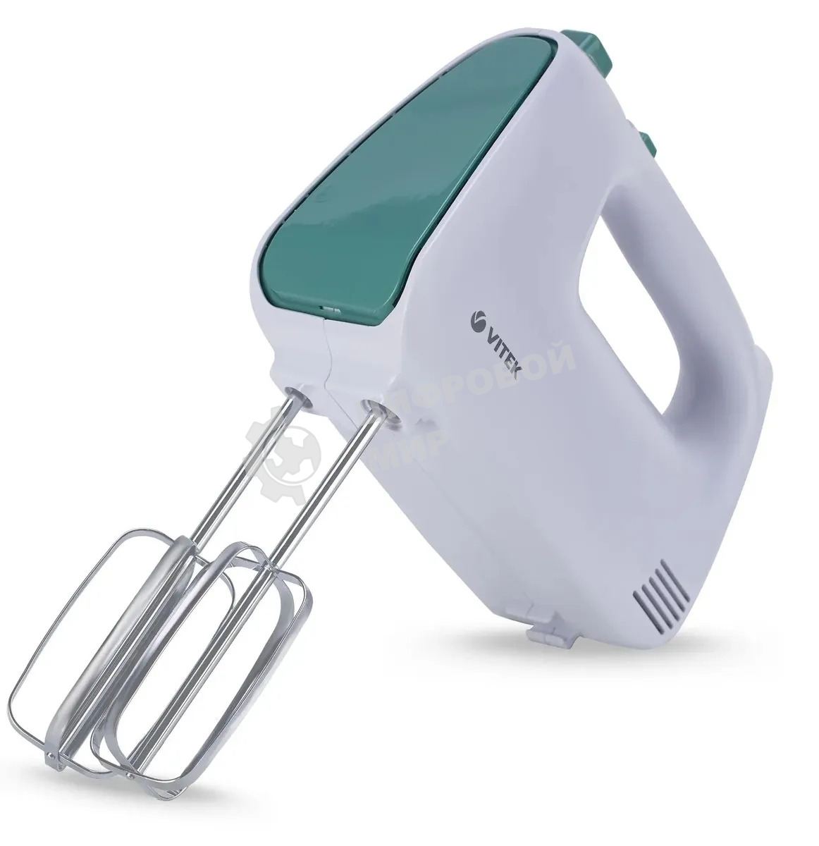 Миксер ручной Vitek VT-1490 белый/зеленый