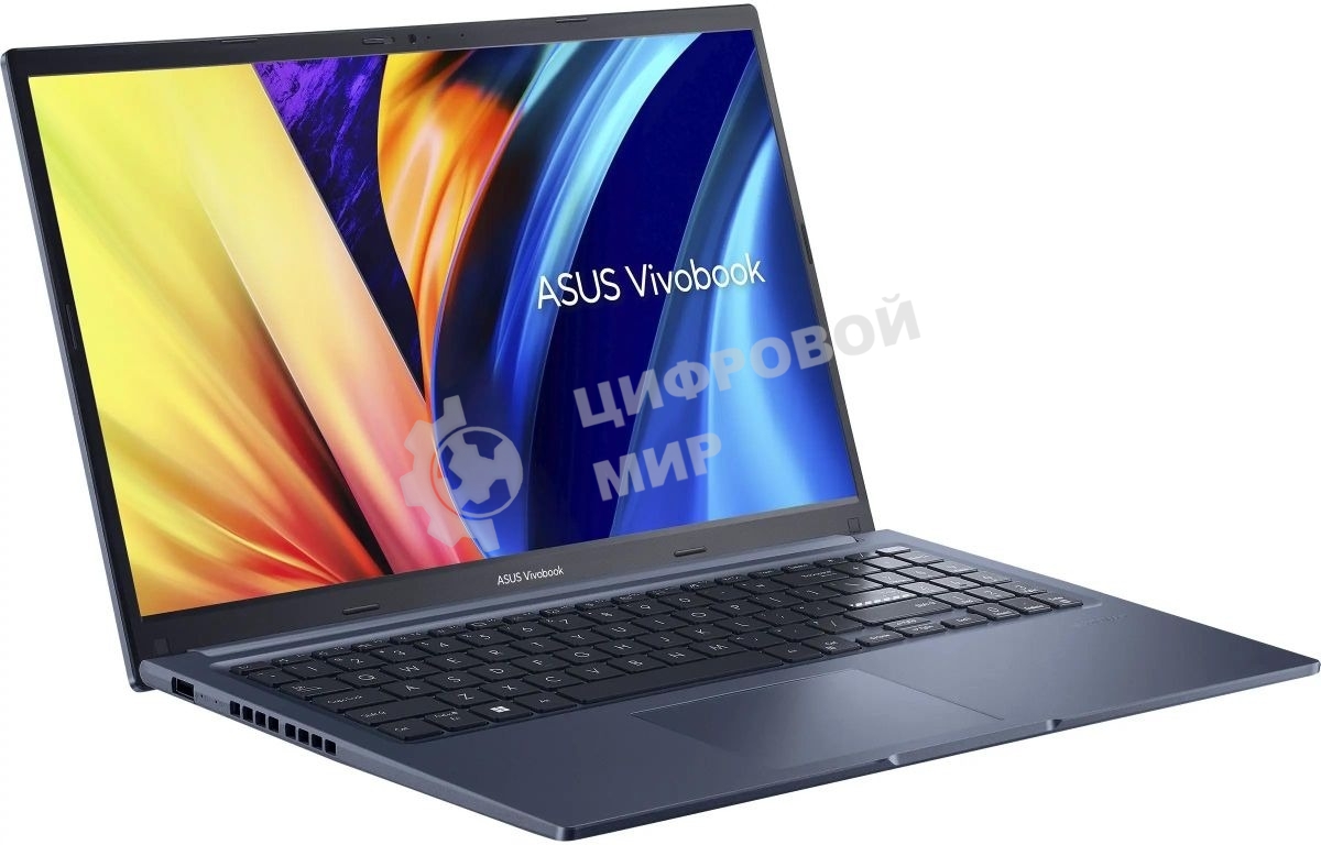 Ноутбук Asus Vivobook 15 X1502VA-BQ924 синий Core i7 13620H 16Gb SSD 512Gb Intel Iris Xe graphics 15.6