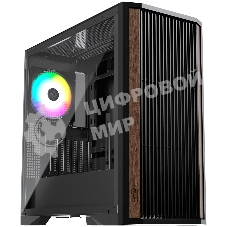 Компьютерный корпус без блока питания Case Raijintek AGOS MAX, Midi-Tower, TG, 1x140мм ARGB, 2xUSB 3.0 + 1xUSB 2.0, E-ATX, ATX, mATX, mITX черный