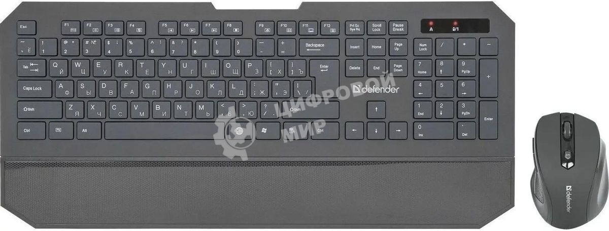 Комплект клавиатура + мышь Defender Berkeley C-925 Nano B черный