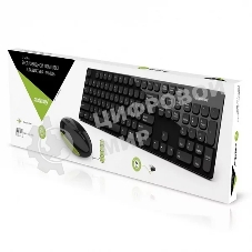 Комплект клавиатура+мышь Smartbuy 107365AG беспроводной, USB, 1000 DPI, чёрный
