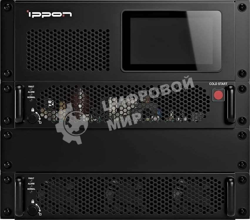 Источник бесперебойного питания Ippon Intatum RTM 40K / 40000 ВА / 40000 Вт / клеммная колодка / 3х фазный