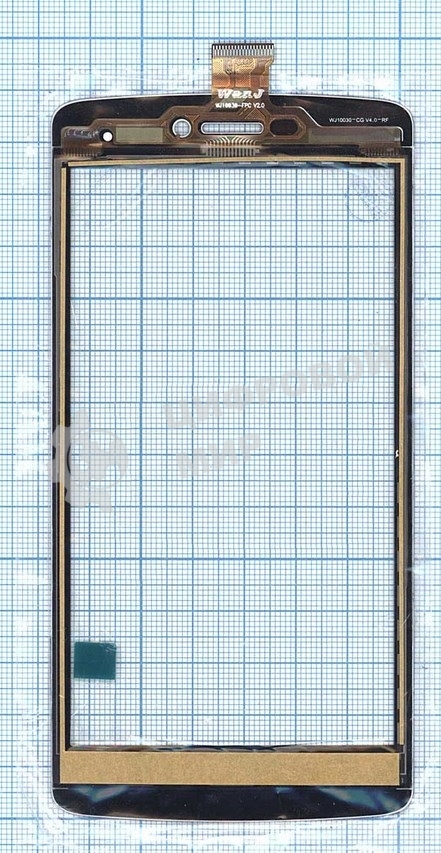 Сенсорное стекло (тачскрин) WJ10030-FPC V2.0, белое