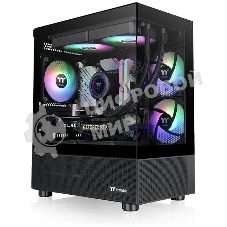 Компьютерный корпус Thermaltake View 170 TG ARGB черный без БП mATX 4x120мм 2x140мм 1x200мм 2xUSB3.0 audio bott PSU