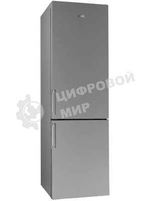 Холодильник Stinol STN 200 G, серебристый двухкамерный 249/75л морозилка снизу, No Frost