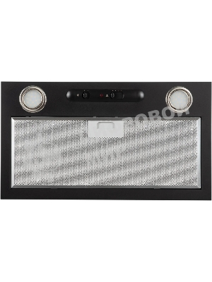 Вытяжка встраиваемая Elikor Врезной блок 52П-400-П3Д черный, 50 см, 400 куб. м/ч, 55 дБ