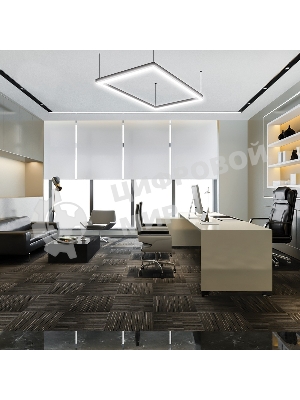 Светильник светодиодный Feron ДПО-36вт 6500К 3200Лм линейный рассеиватель матовый в алюминиевом корпусе черный