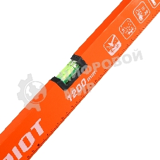 Уровень PATRIOT LRP-1200, магнитный, алюминиевый фрезерованный, усиленный, 1200мм