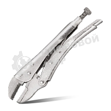 Зажимные клещи с прямыми губками Deli DL109010 220мм, рабочий ход 65мм, регулировочный винт