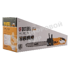 Пила цепная электрическая Denzel EDS-2200, 2,2кВт, продольная, шина 45 см, шаг 3/8, паз 1,3 мм, 62 зв