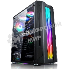 Компьютерный корпус ALSEYE Auro 3.0-B Mini-ITX/Micro ATX/ATX, USB 2.0*2+HD Audio+USB 3.0*1, 