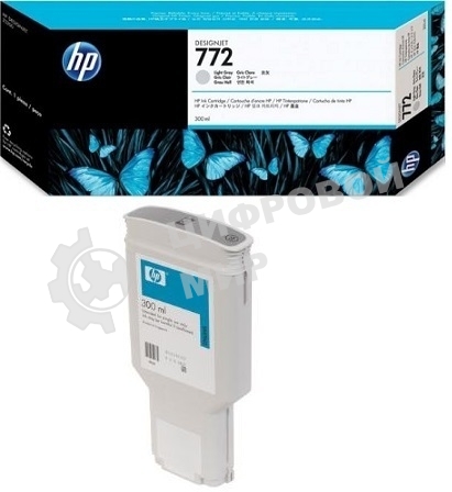 Картридж струйный HP №772 CN634A светло-серый для HP DJ Z5200 (300мл)