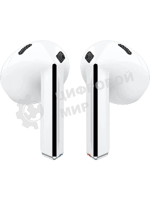 Наушники TWS Samsung Galaxy Buds3 белый, вкладыши, Bluetooth, активное шумоподавление, до 5 ч