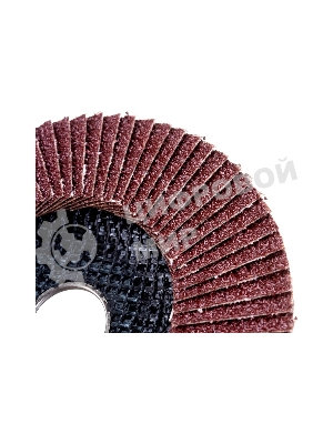 Круг лепестковый торцевой Kranz циркониевый, P40, 125х22,2мм INOX