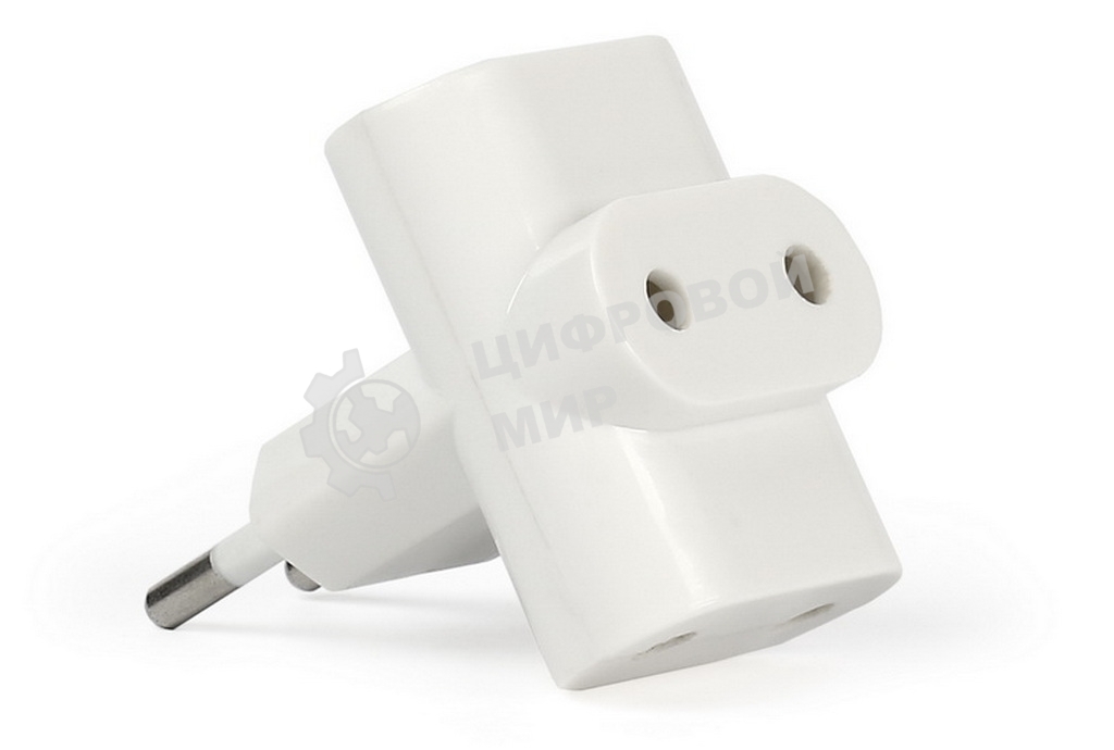 Разветвитель Smartbuy, 3 гнезда под плоскую вилку белый 6А 250B (SBE-06-A04-3)