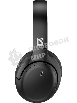 Беспроводные/проводные наушники Defender FreeMotion B1035 черный, накладные, Bluetooth + проводной, складная конструкция