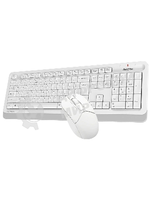 Комплект клавиатура+мышь A4Tech FStyler FG1012 беспроводной, USB, 1200 DPI, белый
