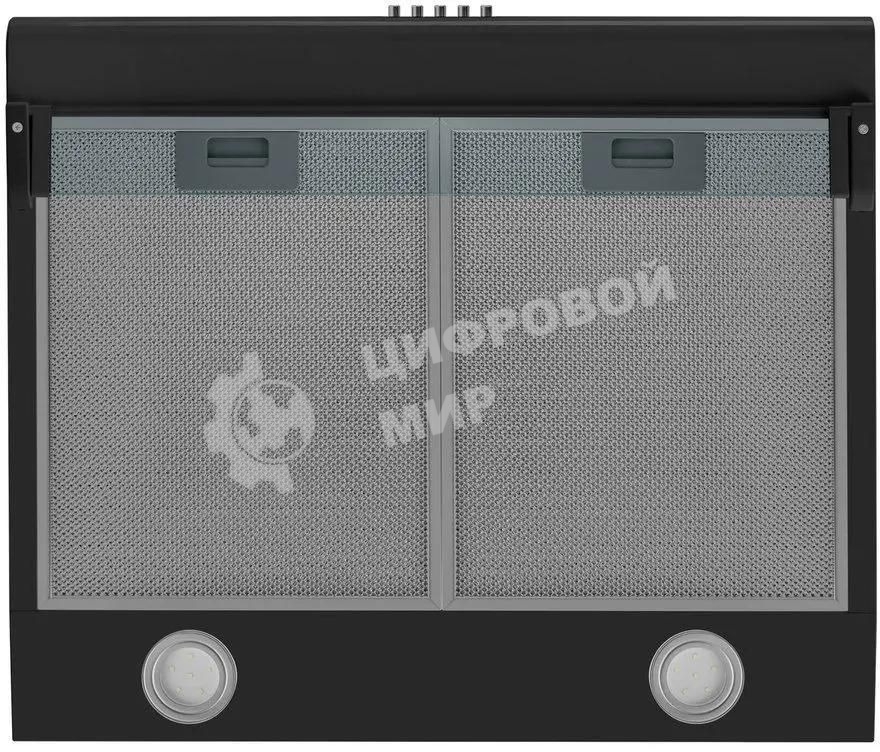 Вытяжка козырьковая Maunfeld MP-1 60 черный, 60 см, 520 куб. м/ч, 49 дБ