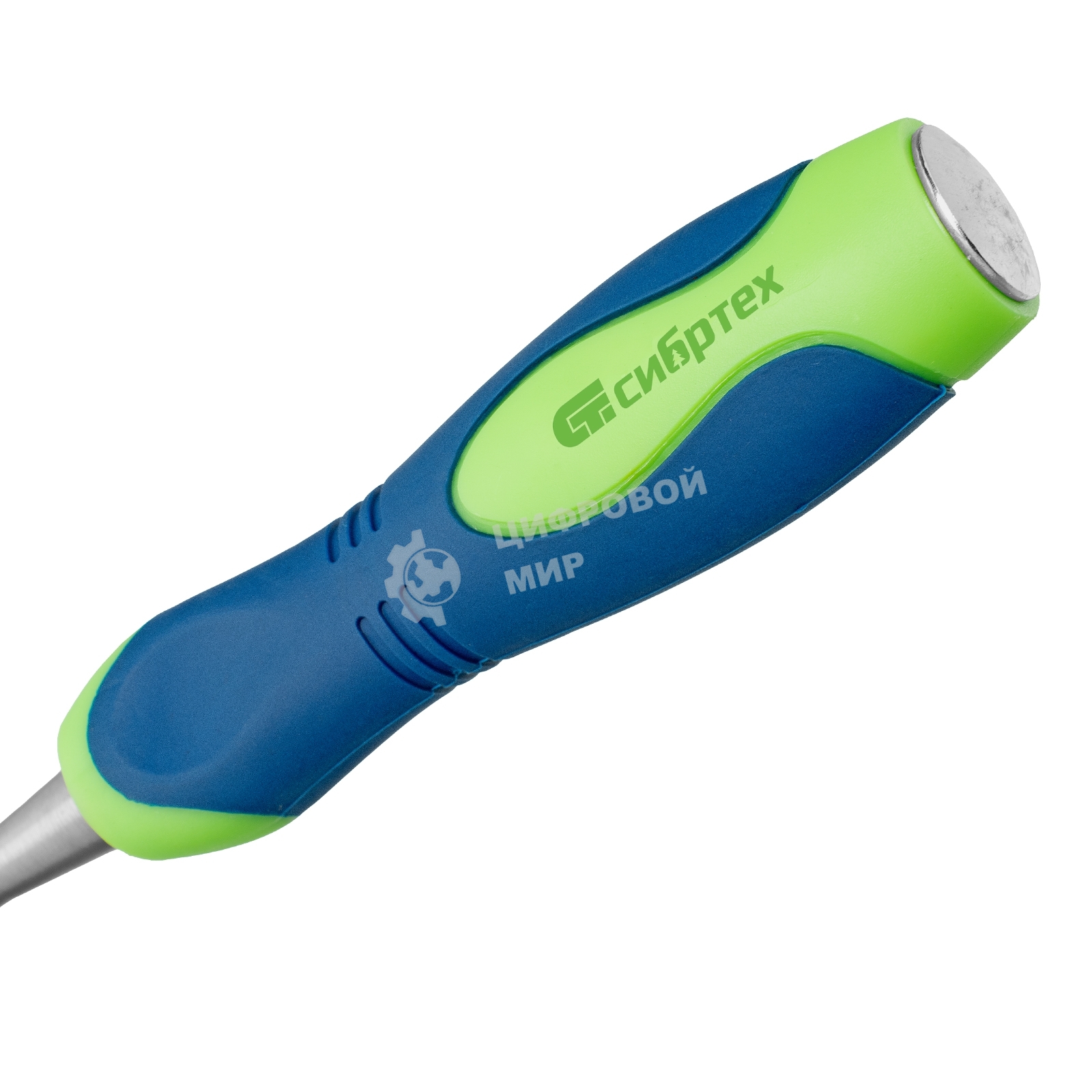 Долото-стамеска Сибртех, 12 мм, двухкомпонентная рукоятка