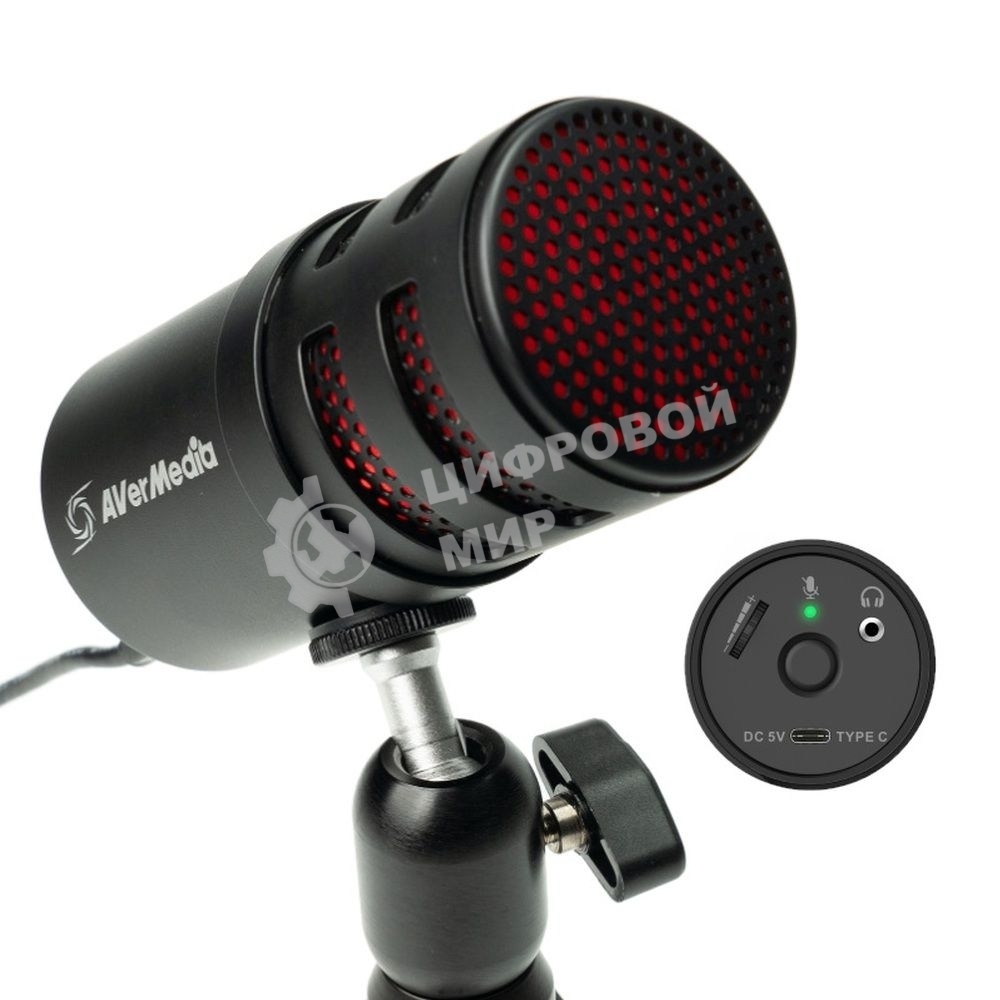 Микрофон AVER Media Versati Go, USB Condenser Microphone (AM310G2) RTL