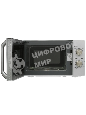 Микроволновая печь Haier HMB-MM208SA серебристый/черный, 20 л, 800 Вт, переключатели - поворотный механизм