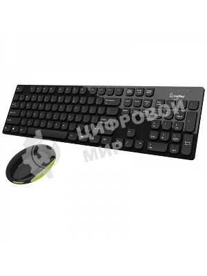 Комплект клавиатура+мышь Smartbuy 107365AG беспроводной, USB, 1000 DPI, чёрный