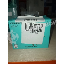 (Б/У) Веб-камера LOGITECH 720р 0.9МП микрофон C270 черный 960-000999 [Cм.описание!]