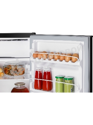 Холодильник Nordfrost NR 404 B черный однокамерный 139/11 л морозилка сверху, ручная разморозка