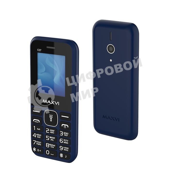 Мобильный телефон Maxvi C27 синий